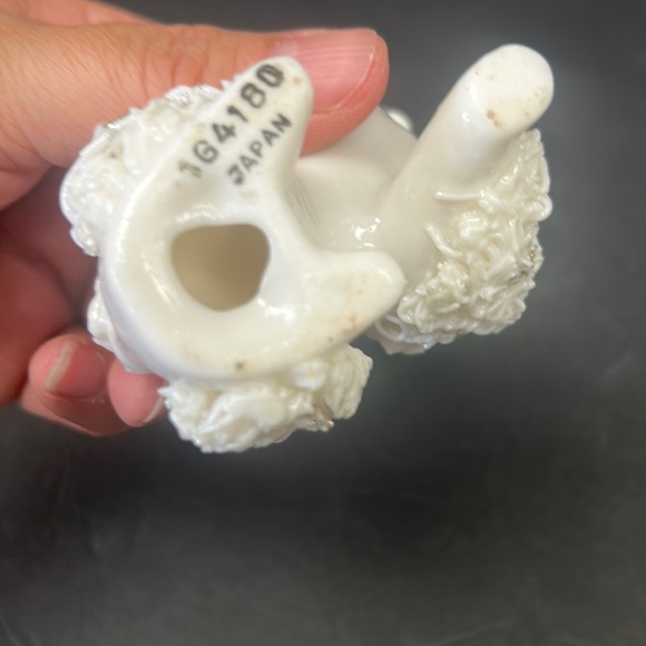 Mid Century Modern anthropomorphic porcelain spaghetti Poodle figurine - Picture 5 of 10